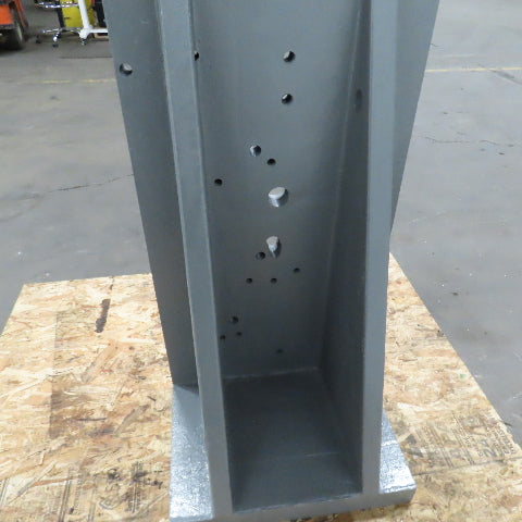 36-1/4x18-1/8 W x 13-3/4" T Webbed Steel Angle Plate Set Up Fixture 1-3/4" Thick