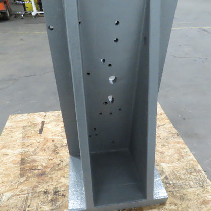 36-1/4x18-1/8 W x 13-3/4" T Webbed Steel Angle Plate Set Up Fixture 1-3/4" Thick