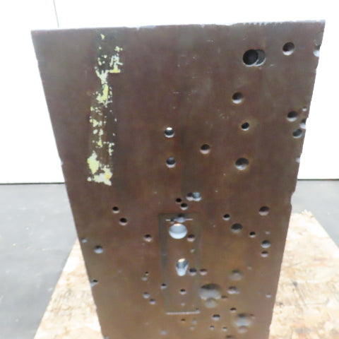 36-1/4x18-1/8 W x 13-3/4" T Webbed Steel Angle Plate Set Up Fixture 1-3/4" Thick