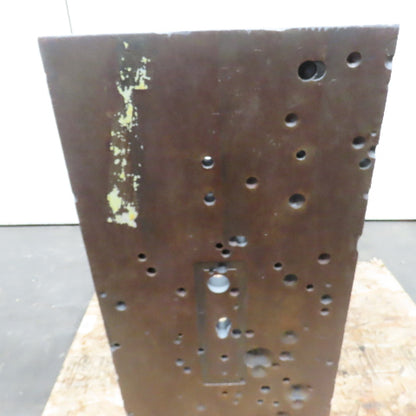 36-1/4x18-1/8 W x 13-3/4" T Webbed Steel Angle Plate Set Up Fixture 1-3/4" Thick