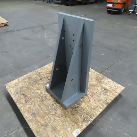 36-1/4x18-1/8 W x 13-3/4" T Webbed Steel Angle Plate Set Up Fixture 1-3/4" Thick