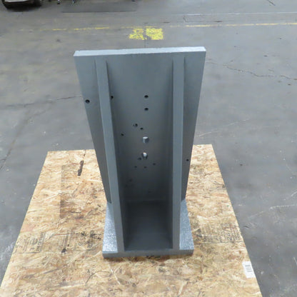 36-1/4x18-1/8 W x 13-3/4" T Webbed Steel Angle Plate Set Up Fixture 1-3/4" Thick