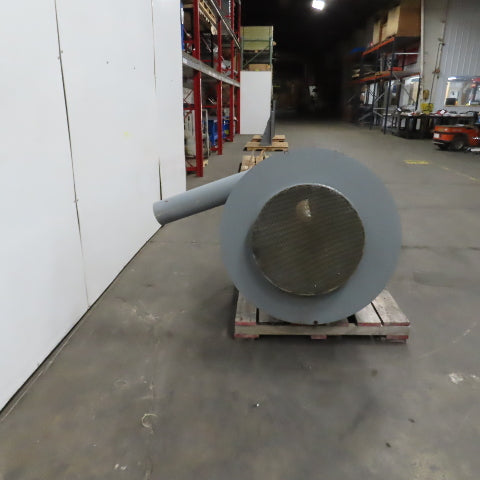 Open Top Cyclone Funnel Hopper Bulk Material Feeder Receiver 5"Intake 1/4" Walls