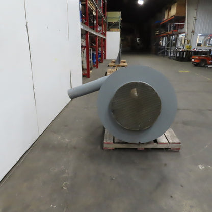 Open Top Cyclone Funnel Hopper Bulk Material Feeder Receiver 5"Intake 1/4" Walls