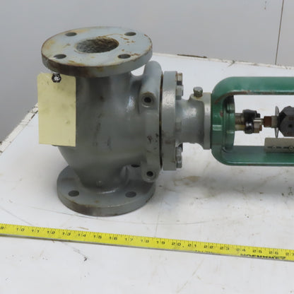 Fisher Control Type 667-ET Size 40 Pneumatic Actuator w/2-1/2" Flange Valve