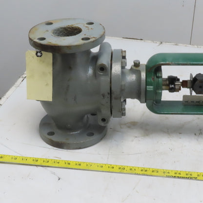 Fisher Control Type 667-ET Size 40 Pneumatic Actuator w/2-1/2" Flange Valve