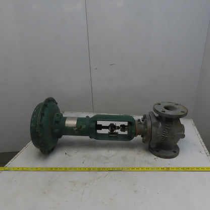 Fisher Control Type 667-ET Size 40 Pneumatic Actuator w/2-1/2" Flange Valve