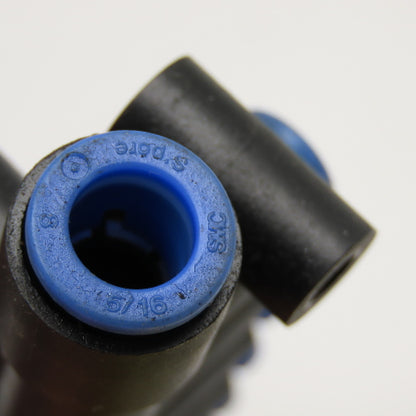 Festo 12 Port Push To Connect Manifold Inlet Port 5/16" 10 Port Outlet 5/32"