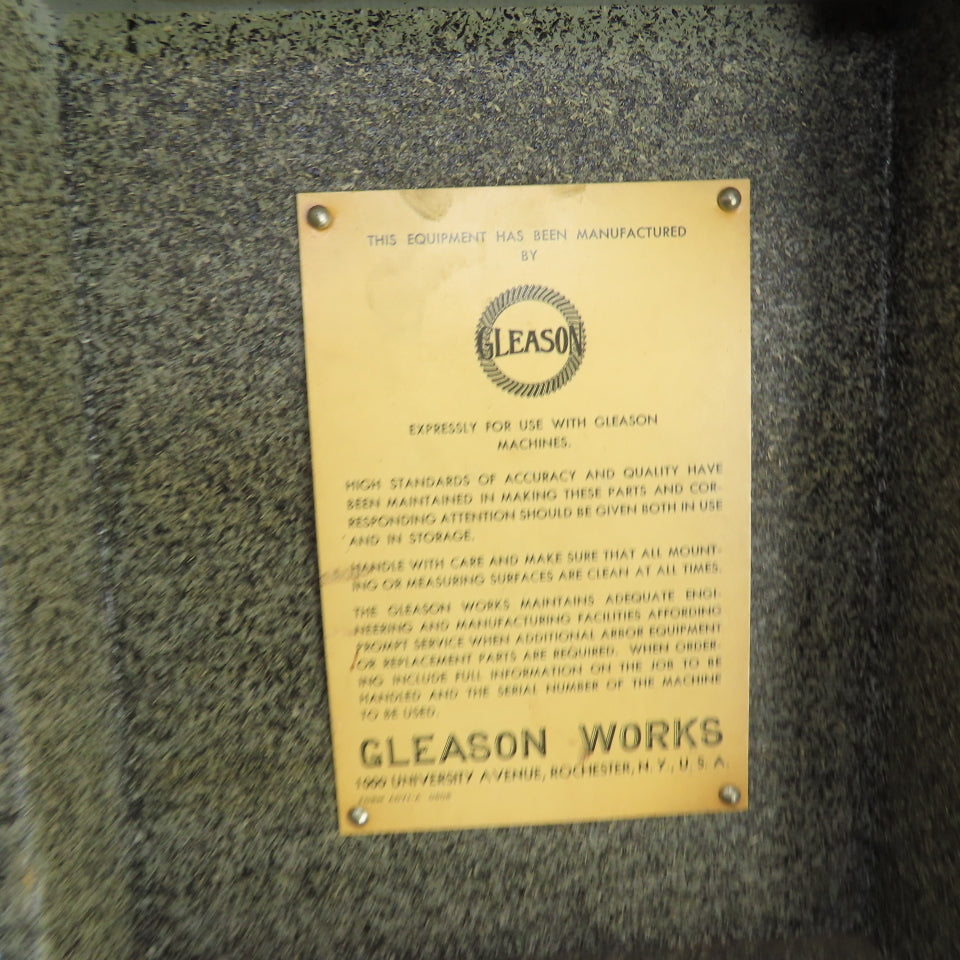 Gleason 50302290 G 62 3.906 Precision Test Bars W/Collars & Sliding Block Assy.
