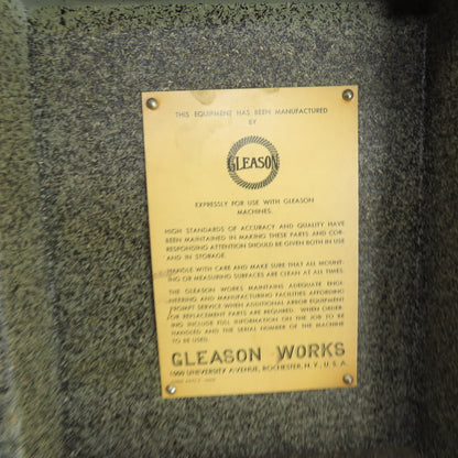 Gleason 50302290 G 62 3.906 Precision Test Bars W/Collars & Sliding Block Assy.