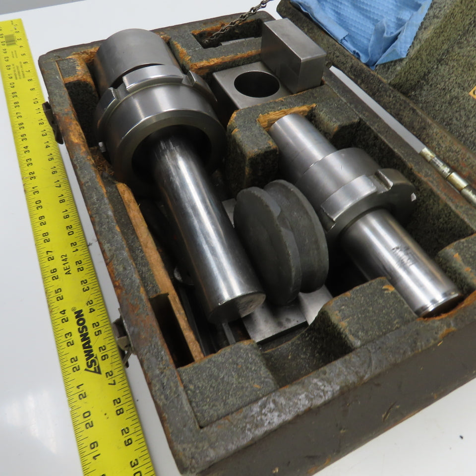 Gleason 50302290 G 62 3.906 Precision Test Bars W/Collars & Sliding Block Assy.