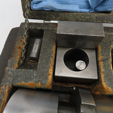 Gleason 50302290 G 62 3.906 Precision Test Bars W/Collars & Sliding Block Assy.