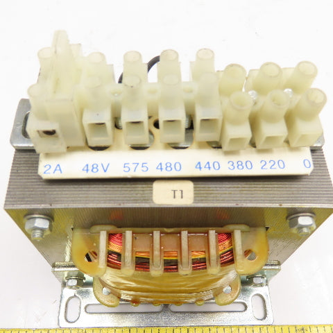 Musy 96-21382 200-575V Pri 48V Sec. 100VA Control Transformer