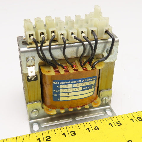 Musy 96-21382 200-575V Pri 48V Sec. 100VA Control Transformer