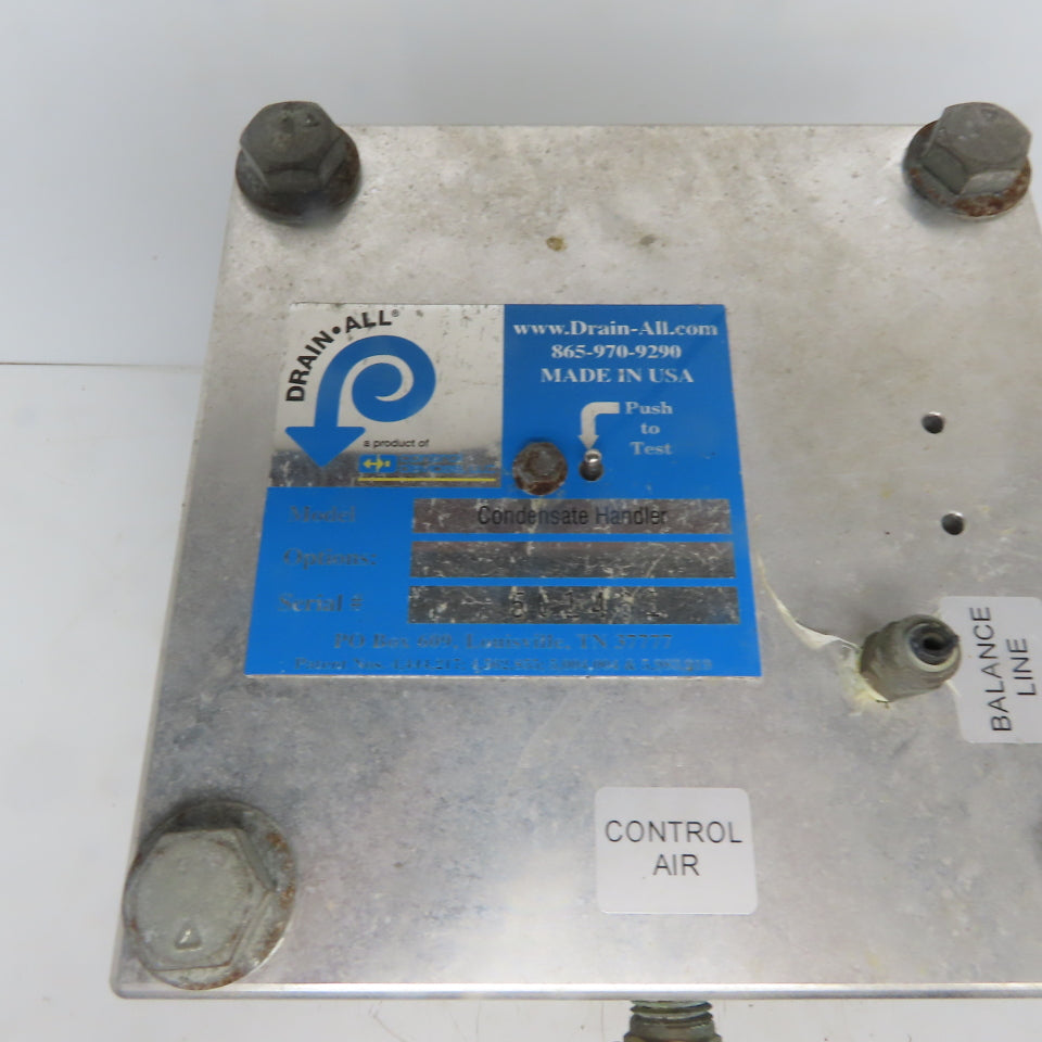 Darin-All 1/2" Automatic Tank Drain Compressor Condensation