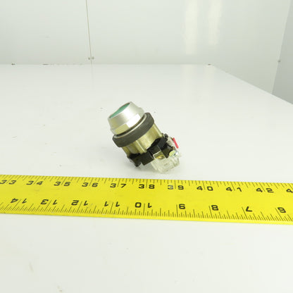 Eaton HT8A 1273C46H01 Green Momentary Contact Push Button Switch 600VAC