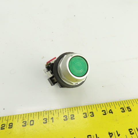 Eaton HT8A 1273C46H01 Green Momentary Contact Push Button Switch 600VAC