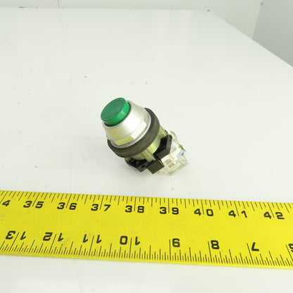 Eaton HT8A 1273C46H01 Green Momentary Contact Push Button Switch 600VAC