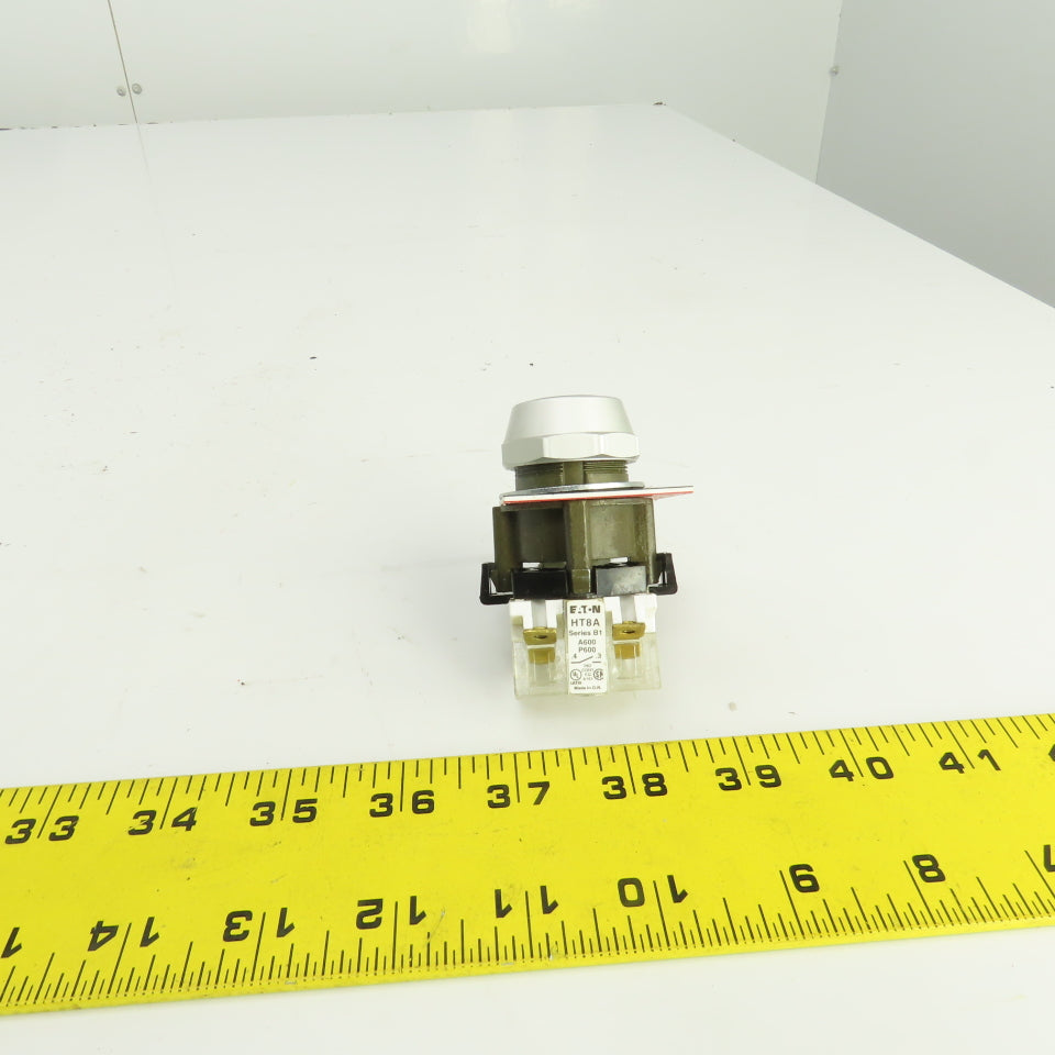 Eaton HT8A 1273C46H01 Black Momentary Contact Push Button Switch 600VAC