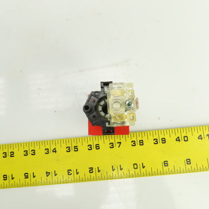 Eaton HT8A 1273C46H01 Black Momentary Contact Push Button Switch 600VAC