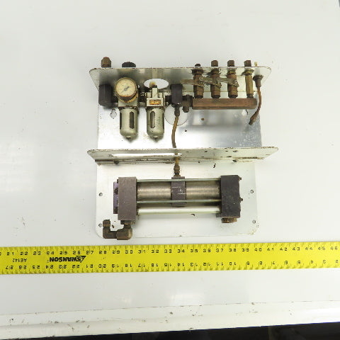 LSP Industries P-725 Pneumatic Air Booster Assembly W/FRL & Mount