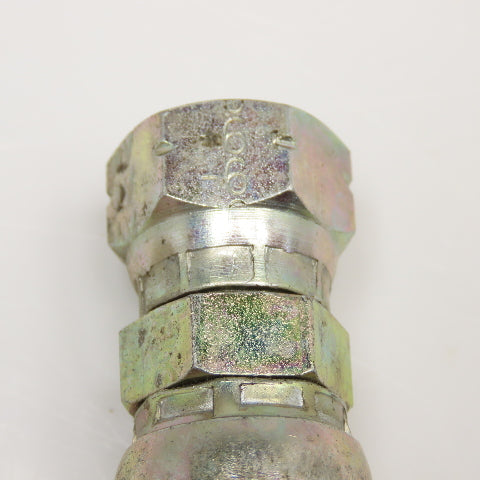 9/16"-18 (-6) JIC Female Swivel x 3/8"(-6) Hose Crimp Hydraulic Fitting