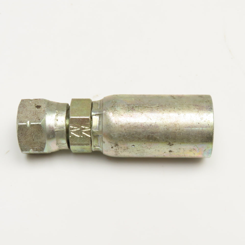 9/16"-18 (-6) JIC Female Swivel x 3/8"(-6) Hose Crimp Hydraulic Fitting
