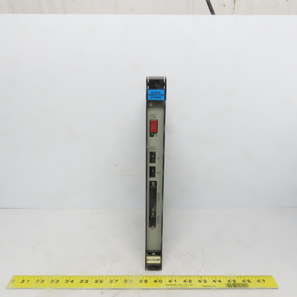 Reliance Electric 57404A 57404-1F Network Communications Module Card PLC