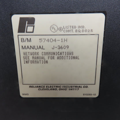 Reliance Electric 57404A 57404-1H Network Communications Module Card PLC