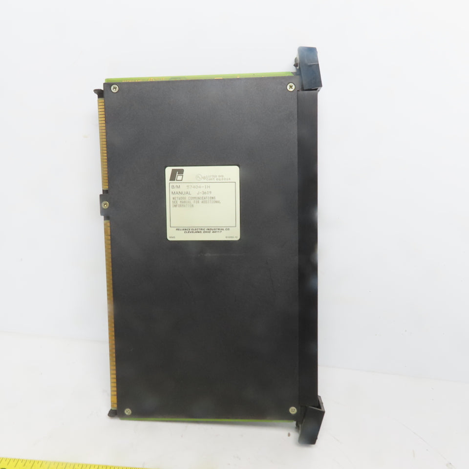 Reliance Electric 57404A 57404-1H Network Communications Module Card PLC