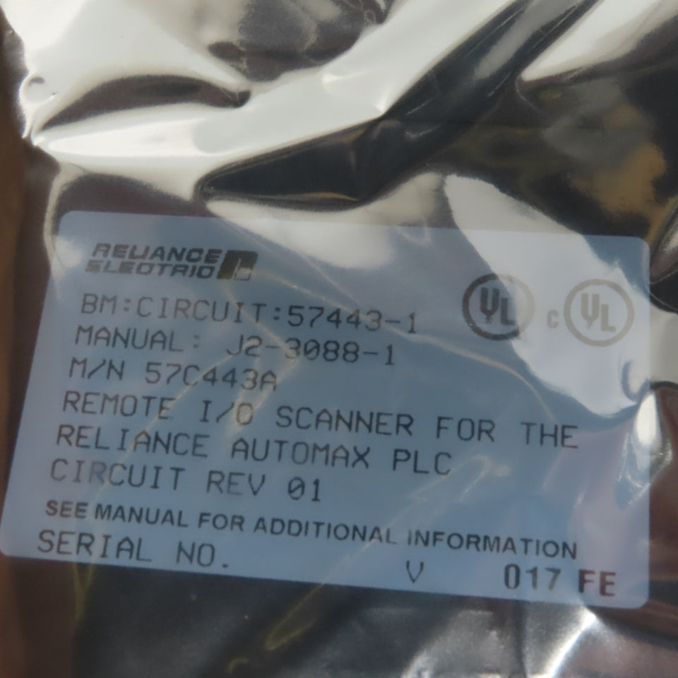 Rockwell 57C443A Remote I/O Scanner Module PLC For Reliance Electric AutoMax