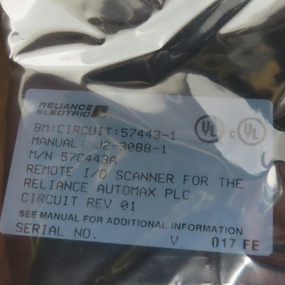 Rockwell 57C443A Remote I/O Scanner Module PLC For Reliance Electric AutoMax