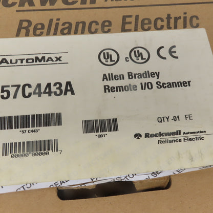 Rockwell 57C443A Remote I/O Scanner Module PLC For Reliance Electric AutoMax