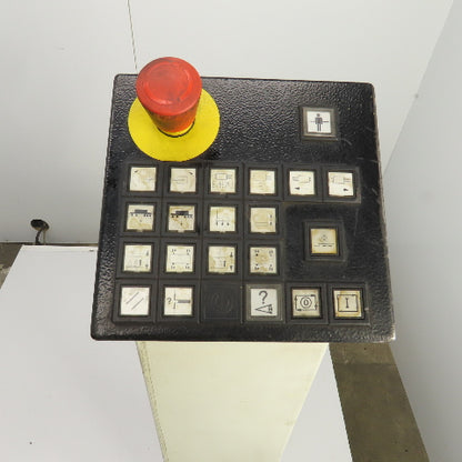 Trumpf Laser Operator Control Panel Pedestal W/Foot Switch & Light Curtain