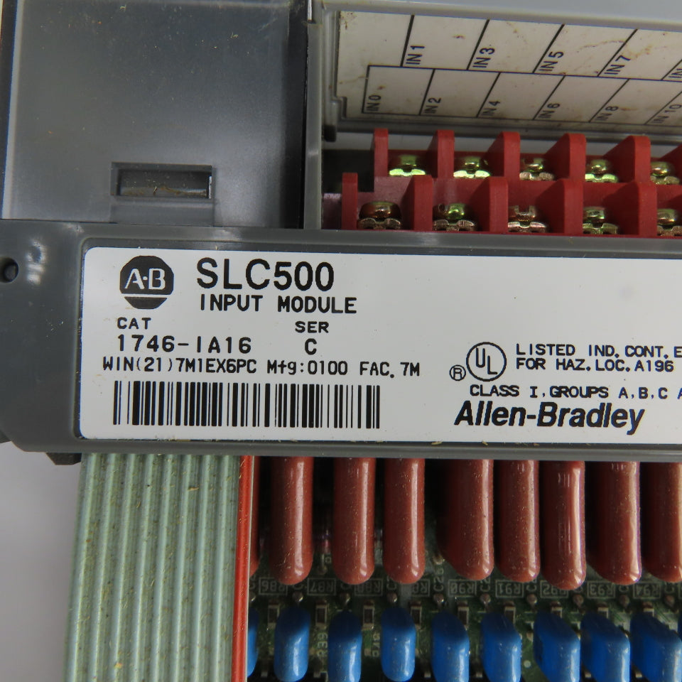 Allen Bradley 1746-IA16 Ser C SLC500 Input Module