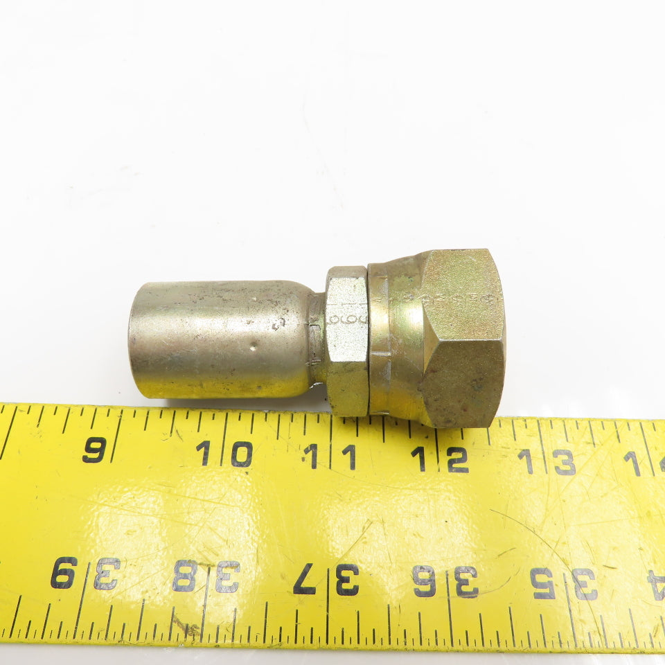1-5/16"-12 (-16) JIC Female Swivel x 1/2" (-8) Hose Hydraulic Crimp Fitting