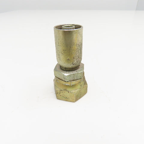1-5/16"-12 (-16) JIC Female Swivel x 1/2" (-8) Hose Hydraulic Crimp Fitting