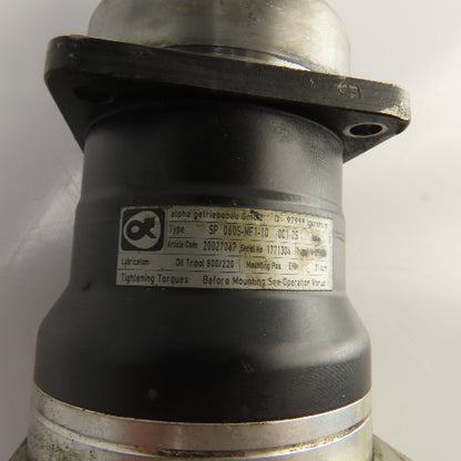 Siemens 1FT6031-4AK71-4AH0-Z SP 060-MF1-10-0C1-2S Servo Gear Reducer W/Encoder