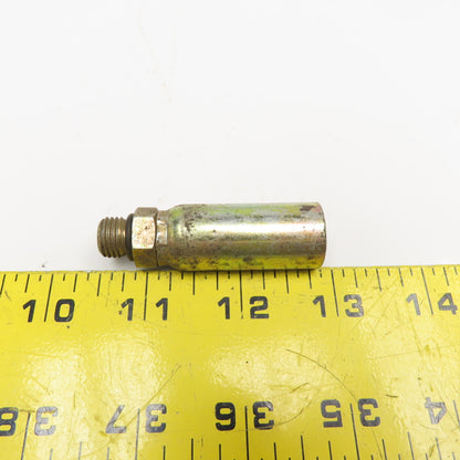 7/16"-20 (4) Male ORB x 1/4" (-4) Hose Crimp Hydraulic Fitting