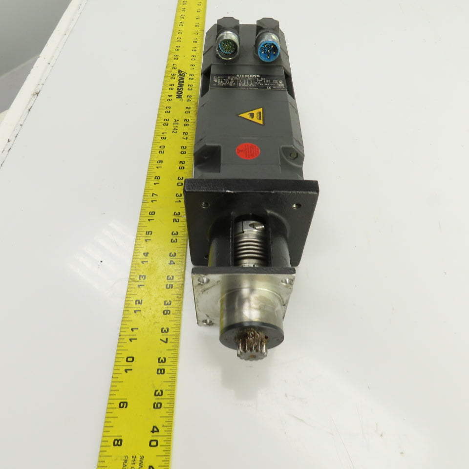 Siemens 1FT6041-4AK71-4AL0-Z Servo Motor 6000RPM 324V W/Brake & Encoder