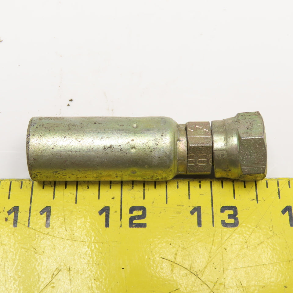 1/4"-18 (-4) Female NPSM Swivel x 1/4"(-4) Hose Crimp Hydraulic Fitting