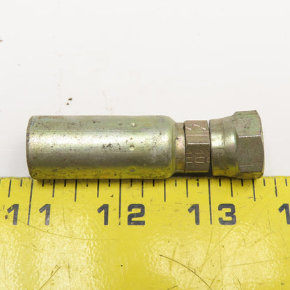 1/4"-18 (-4) Female NPSM Swivel x 1/4"(-4) Hose Crimp Hydraulic Fitting