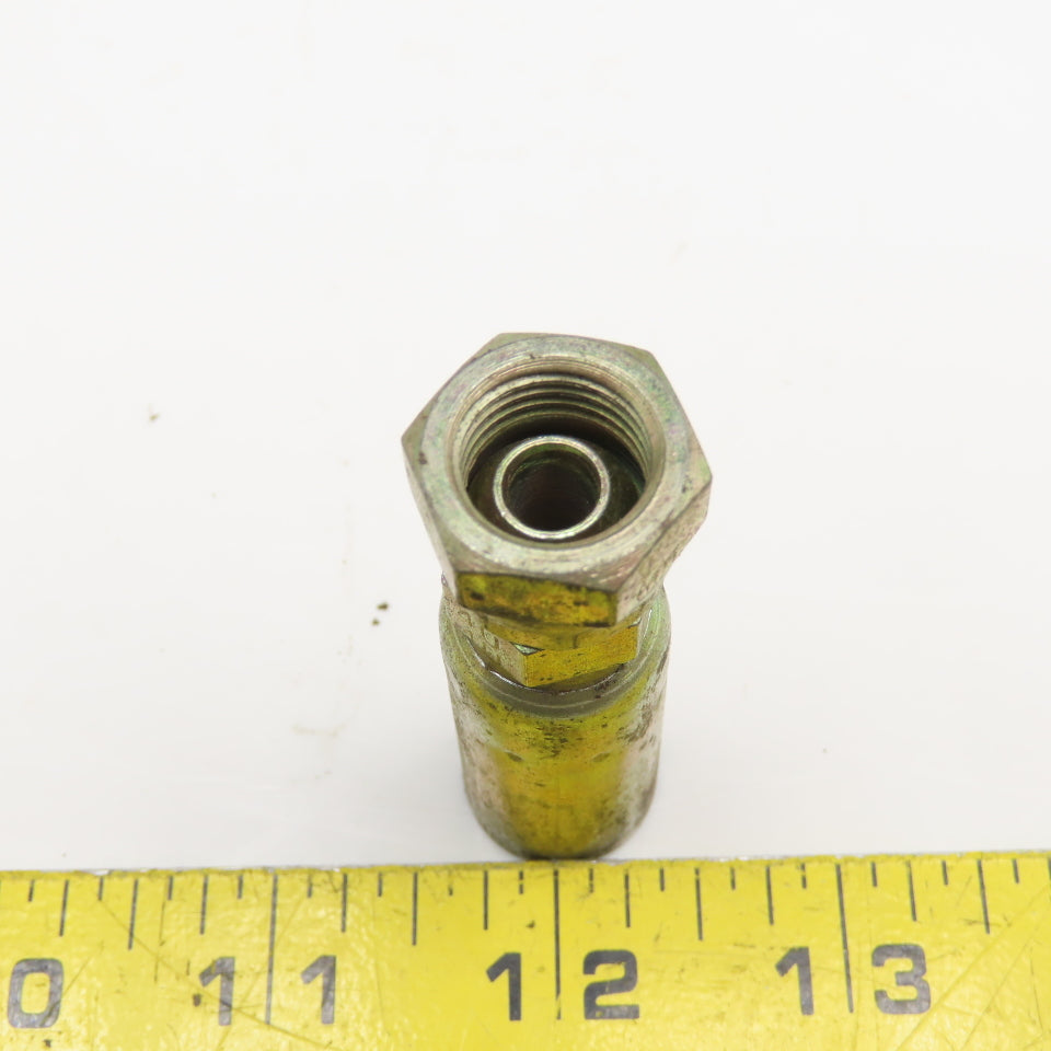 1/4"-18 (-4) Female NPSM Swivel x 1/4"(-4) Hose Crimp Hydraulic Fitting