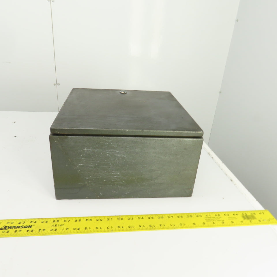 Rittal AE 1380 15" x 15" x 8" Electrical Enclosure W/Backplate & Hinged Door