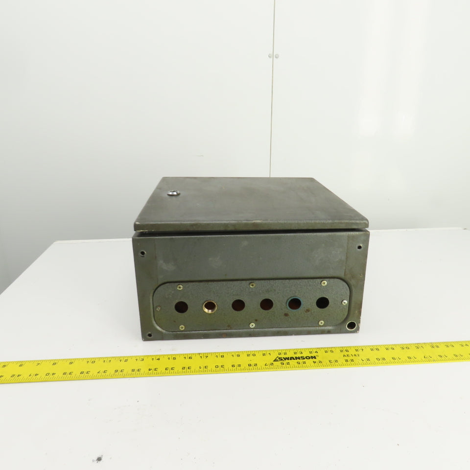 Rittal AE 1380 15" x 15" x 8" Electrical Enclosure W/Backplate & Hinged Door