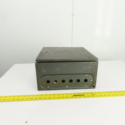 Rittal AE 1380 15" x 15" x 8" Electrical Enclosure W/Backplate & Hinged Door