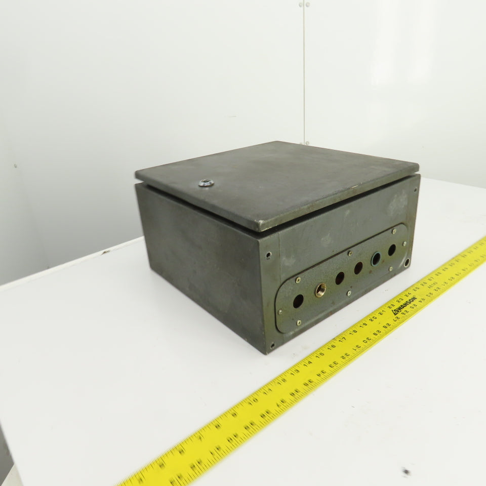 Rittal AE 1380 15" x 15" x 8" Electrical Enclosure W/Backplate & Hinged Door