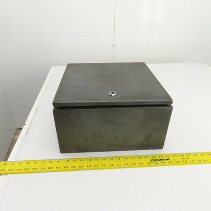Rittal AE 1380 15" x 15" x 8" Electrical Enclosure W/Backplate & Hinged Door