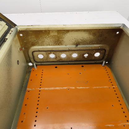 Rittal AE 1380 15" x 15" x 8" Electrical Enclosure W/Backplate & Hinged Door