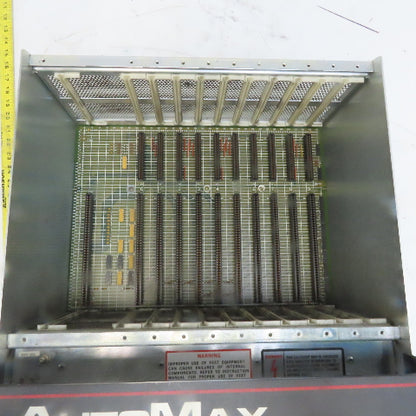 Reliance Electric 57C332 AutoMax 10 Slot Rack Chassis PLC W/Cooling Fans